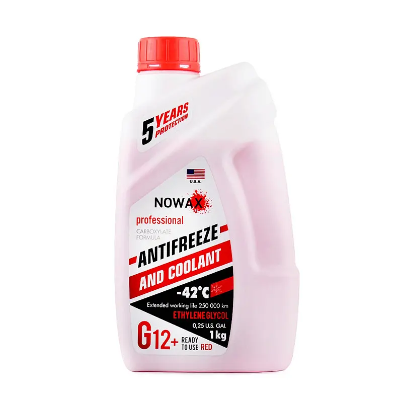 Антифриз Nowax Red G12 красный 1 кг (NX01006) - фото 2