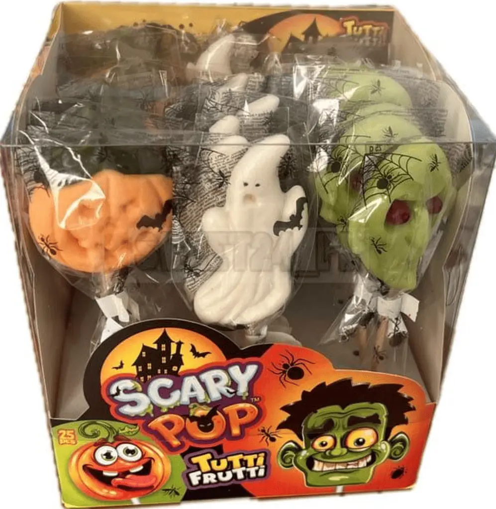 Льодяник на паличці Johny Bee Scary Pop Halloween Tutti Frutti 1шт, 25г - фото 5