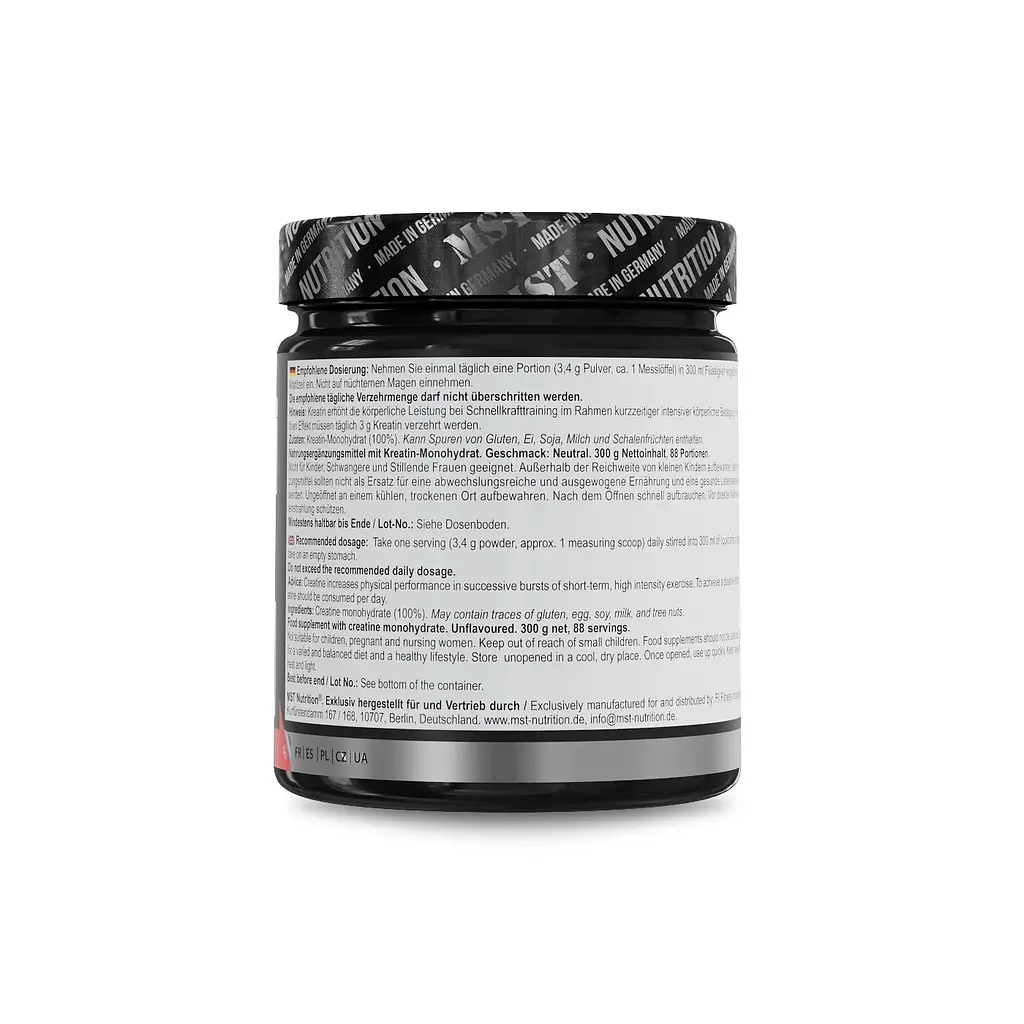Моногідрат креатину Creatine Monohydrate, 300 грам MST Nutrition vit0004358 - фото 3