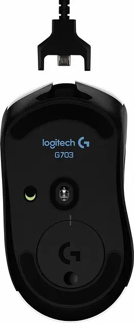 Миша комп'ютерна Logitech G703 Hero Lightspeed Wireless (910-005641, 910-005644) - фото 4
