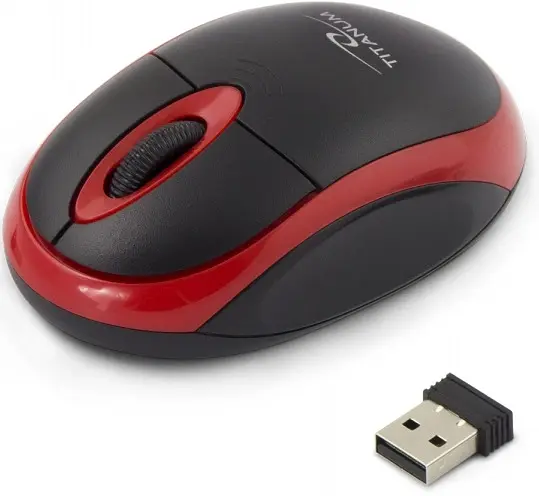 Миша Esperanza Titanum TM116R Vulture Wireless black red