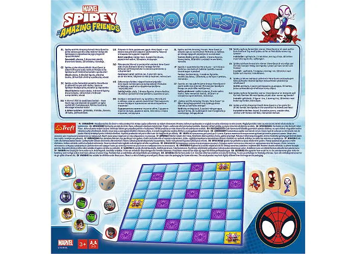 Настільна гра Trefl Квести для героїв. Дісней: Людина павук (Hero Quest. Disney: Spidey and his Amazing Friends) (02436) - фото 2