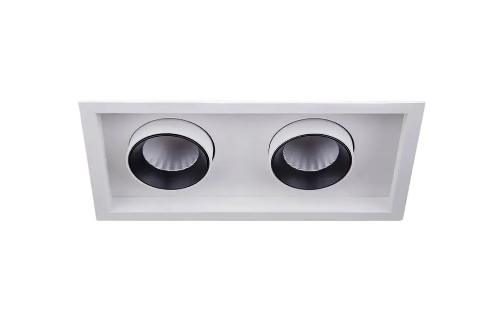 Точечный светильник MJ-Light M005 2X10W WH+BK 3000K - фото 2
