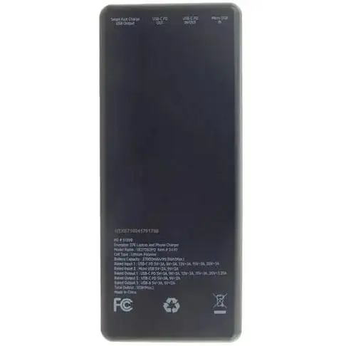Портативный аккумулятор Energizer UE27062PQ - 27000 mAh Li-pol PD65W for laptop для ноутбуков UE27062PQ - фото 2