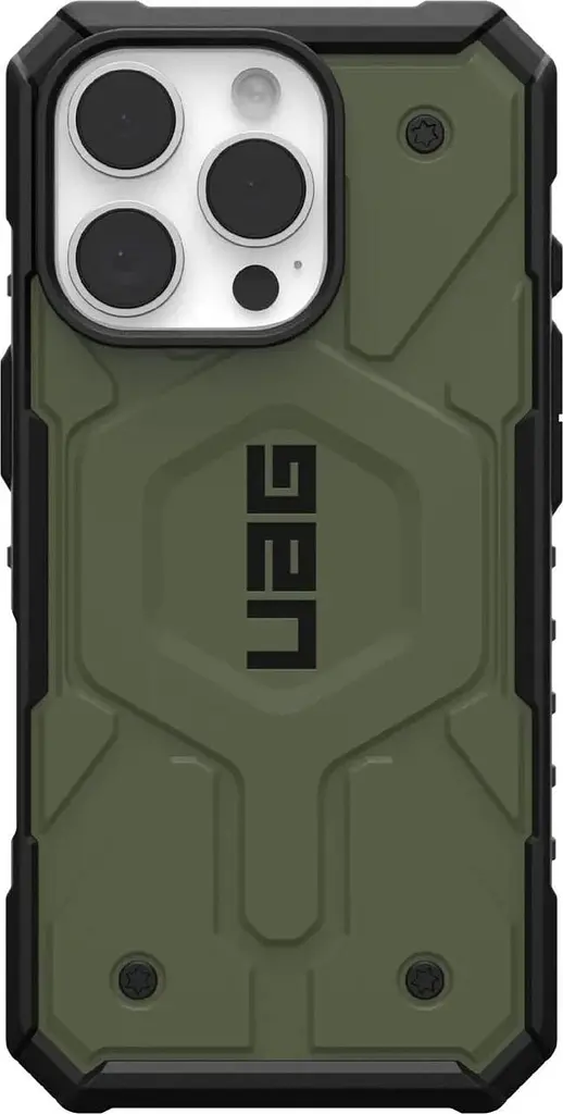 Чохол протиударний UAG Pathfinder MagSafe (Original) для iPhone 16 Pro (6.3") Olive 114468117272