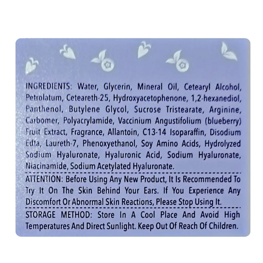 Крем для обличчя зволожувальний Sadoer Blueberry Moist Antioxidation Cream 60 г - фото 3