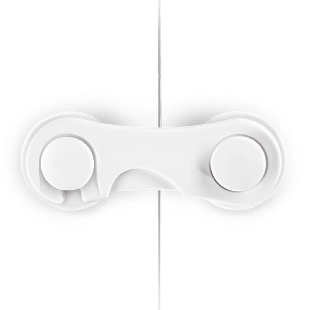 Замок-блокатор для дверцят MBM Kids 2 шт білий (BS-08 WHITE) - фото 6