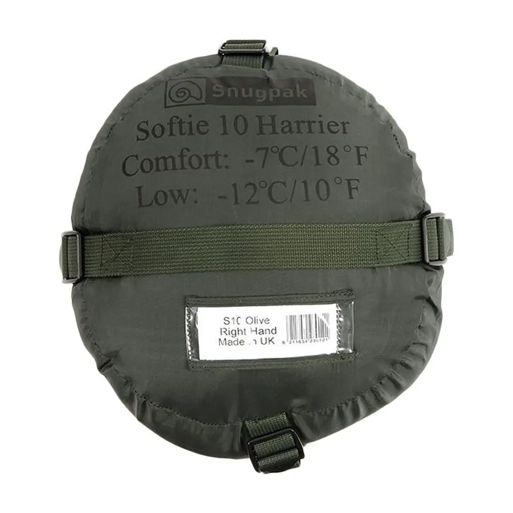 Спальний мішок Snugpak Softie 10 Harrier Left -7C/-12C 220х80 1,75 кг Olive (8211654230138) - фото 3