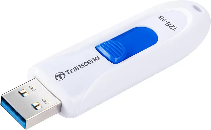 Flash Drive Transcend JetFlash 790 128GB USB 3.1 White (TS128GJF790W) (6986654) - фото 5