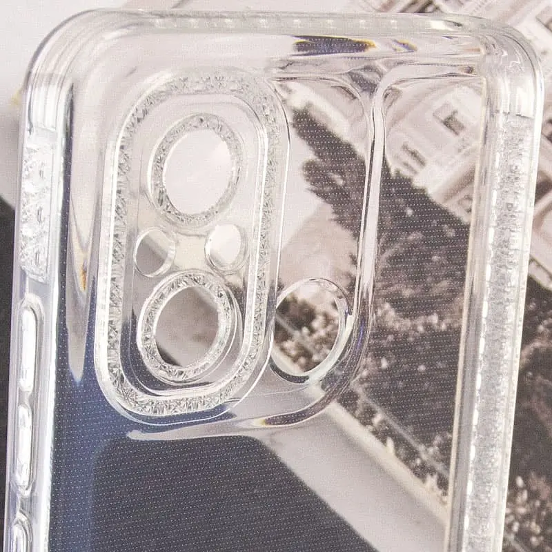 Чехол TPU Starfall Clear для Xiaomi Redmi 12C Прозрачный - фото 5