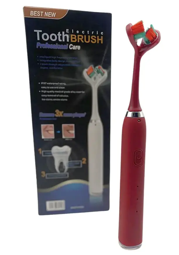 Акумуляторна зубна щітка Electric Toothbrush Best New з подвійною головкою ∙ Ефективна зубна щітка Electric Toothbrush - фото 4