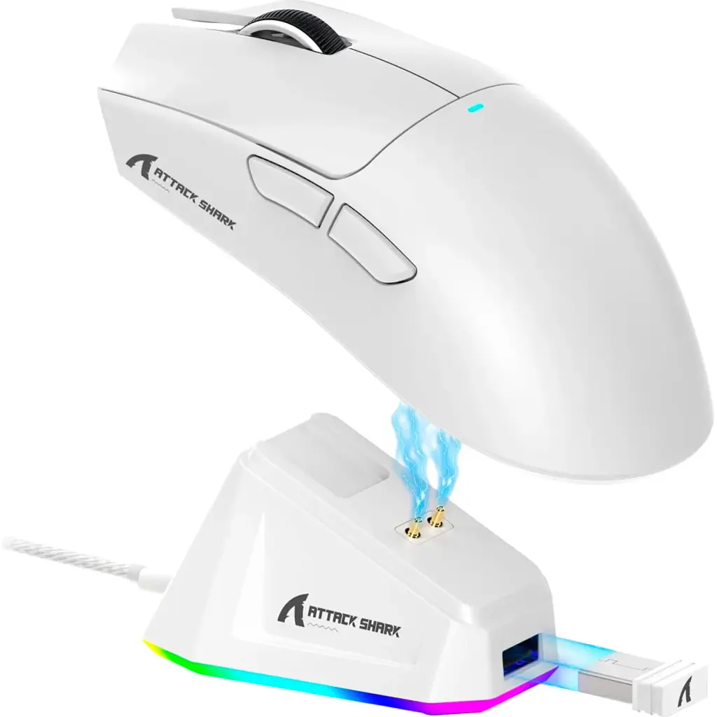 Миша Attack Shark X11 White [134367] - фото 8