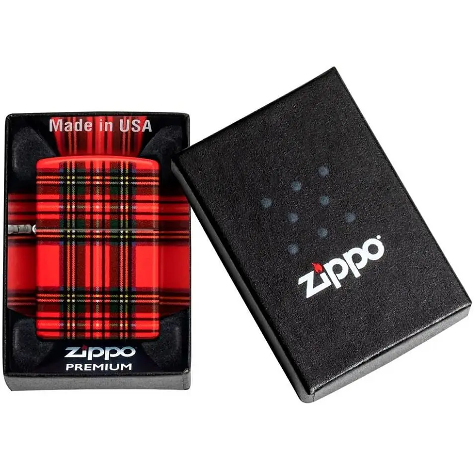 Зажигалка Zippo 49352 Red Plaid Design - фото 2