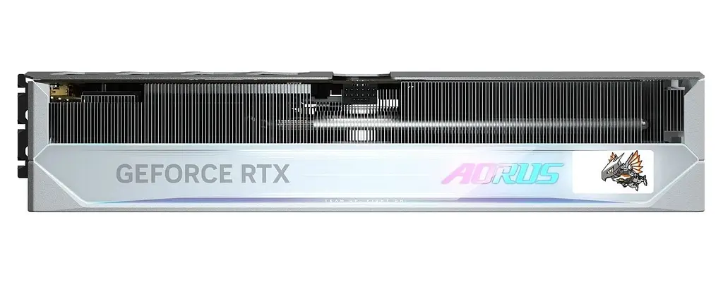 Відеокарта GF RTX 5080 16GB GDDR7 Aorus Master Ice Gigabyte (GV-N5080AORUSM ICE-16GD) - фото 8