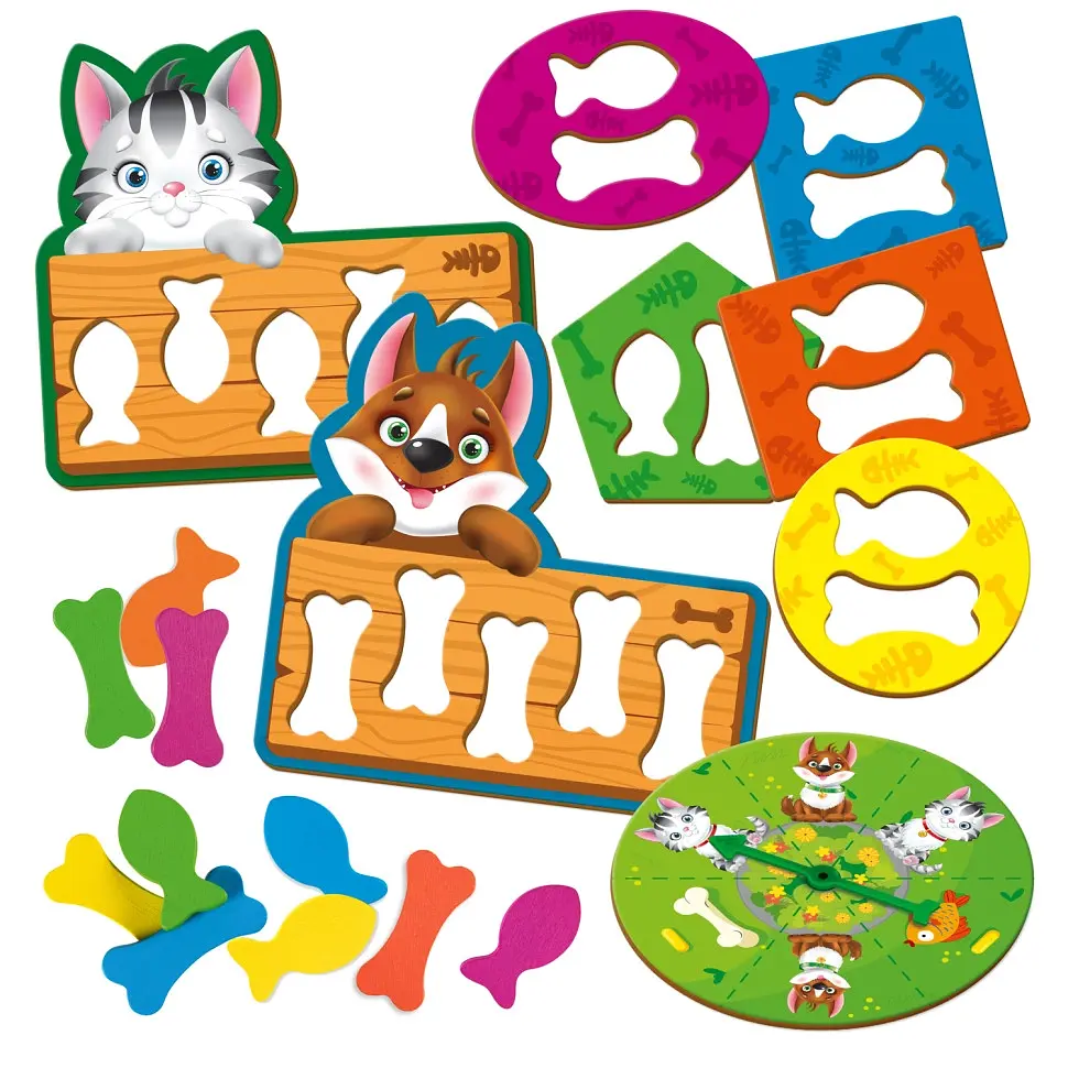 Игра-сортер "Накорми пушистиков" ZB2002-07 Vladi Toys (укр) - фото 3