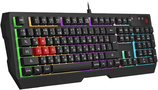 Клавиатура A4Tech Bloody B135N RGB Black (B135N BLOODY (BLACK)) - фото 2