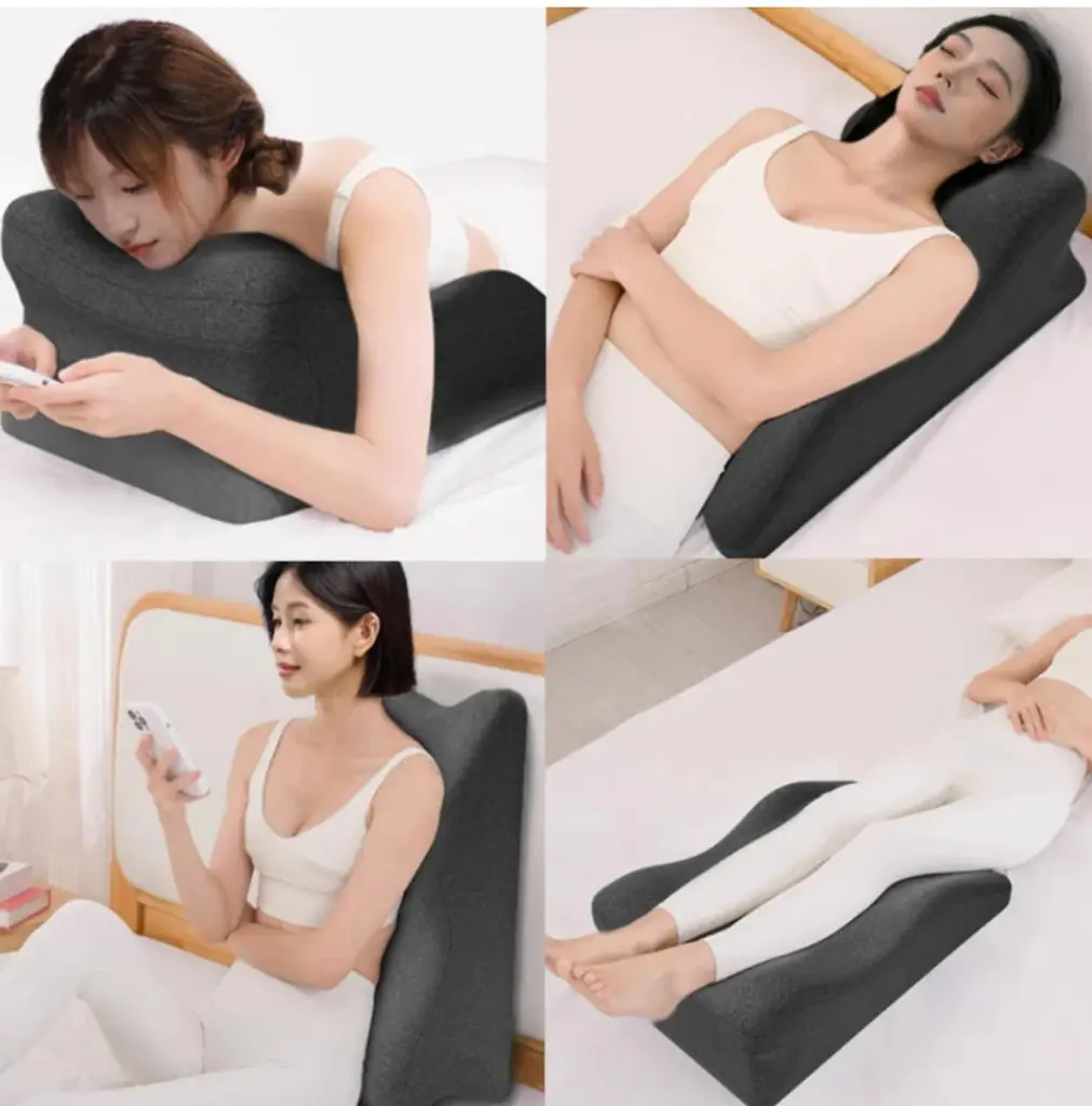 Подушка эргономическая для поддержки тела Расслабление Relax Pillow (Черный) - фото 7