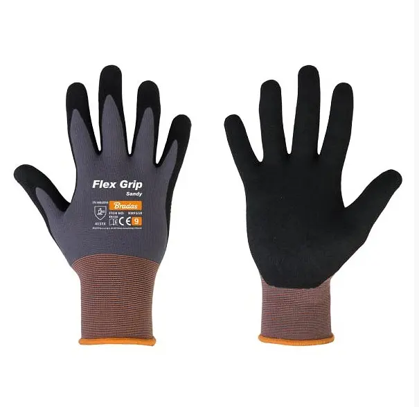 Рукавички захисні Bradas FLEX GRIP SANDY нітрил розмір 9 RWFGS9