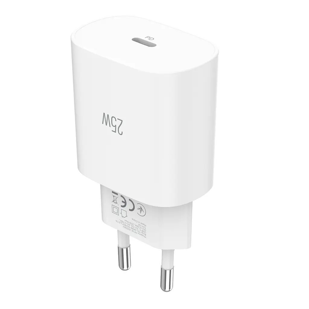 Зарядний пристрій мережевий MAKE 25W GaN3 Mini Type-C PD3.0 White - фото 4