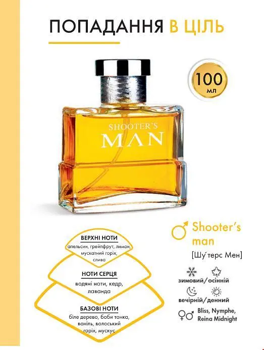 Чоловіча парфумована вода Farmasi Shooter's Man, 100 мл - фото 7