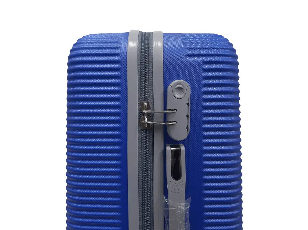 Валіза маленька S ABS-пластик Milano bag 004 56,5×39×24см 40л Синій - фото 5