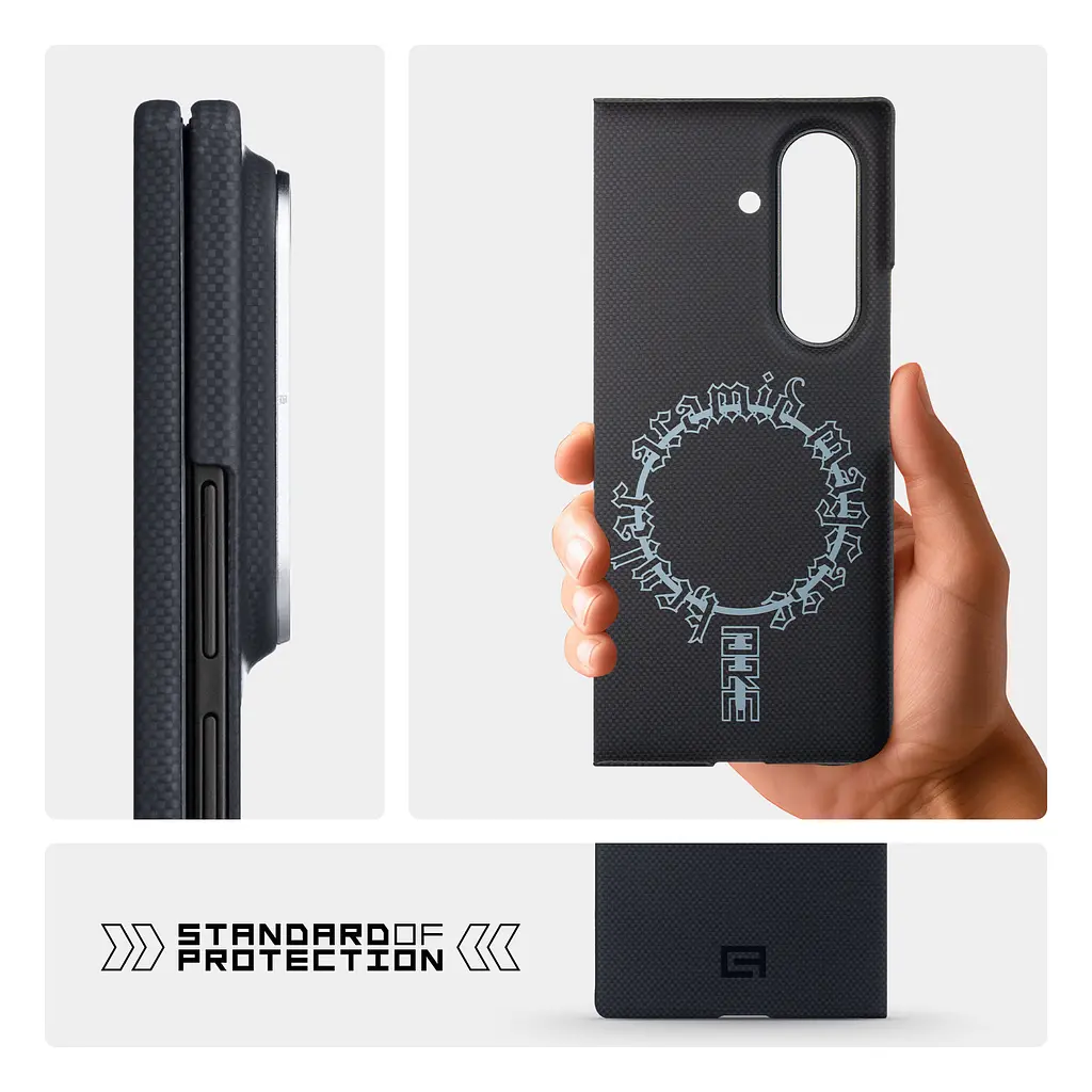 Чехол ArmorStandart BlackIcon Aramid Plain MagCase для Samsung Fold 7 Black (ARM90167) - фото 7