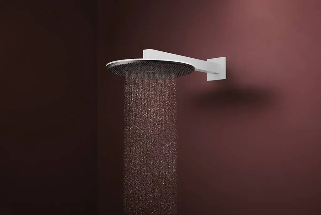 Верхній душ Hansgrohe Raindance Alive S 300 2jet EcoSmart з тримачем matt white 24541700 - фото 3