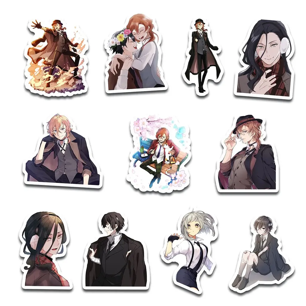 Стікерпак GeekLand Bungo Stray Dogs 45 штук (SP BSD 01) - фото 3