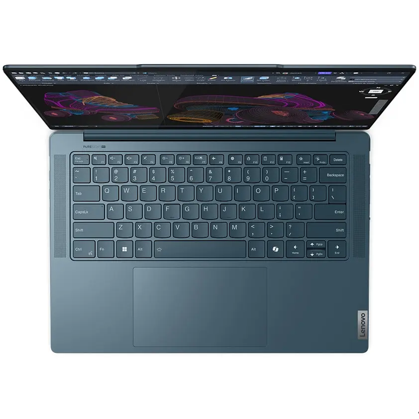 Ноутбук Lenovo Yoga Pro 7 14AHP9 7 8845HS la 51GHz,3K,IPS,16GB LPDDR5x,1TB,Без ОС,Tidal Teal - фото 2