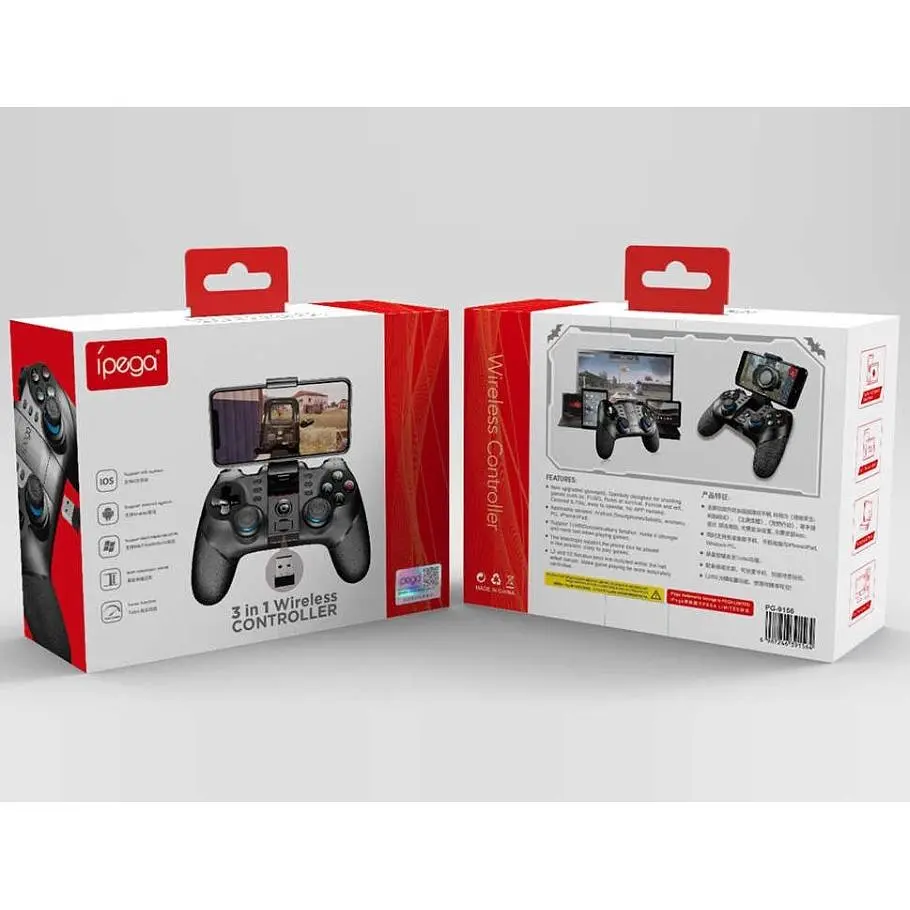 Геймпад джойстик для смартфона iPega PG9156 Batman 3x1 Bluetooth, 2.4G PC/Android/iOS Black - фото 5