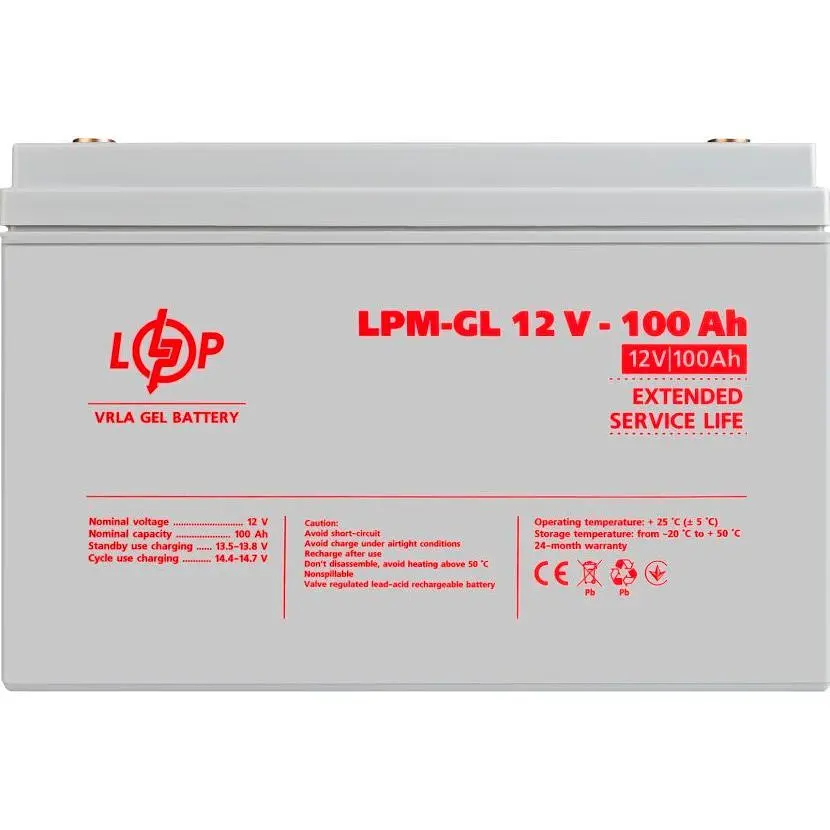 Джерело безперебійного живлення [ДБЖ] LogicPower LPM-PSW-1500VA + АКБ LPM-GL 12V - 100Ah [19995] [110345] - фото 6