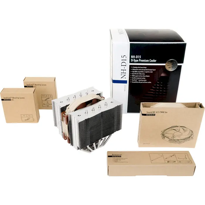 Кулер для процессора Noctua NH-D15 1700 AM5 (NH-D15) - фото 5