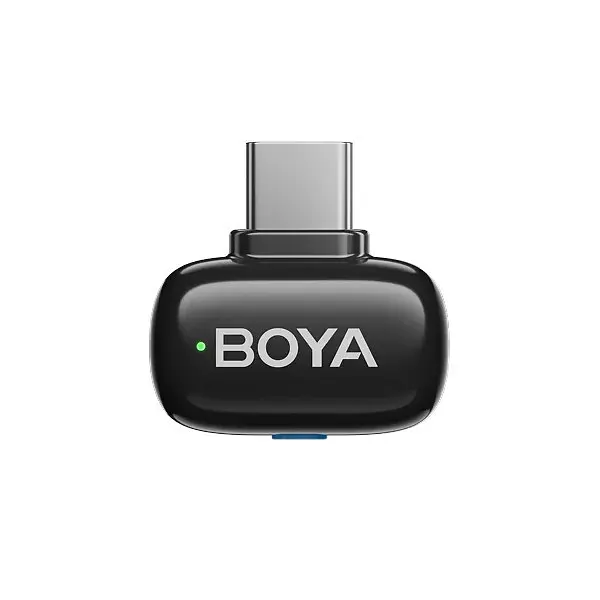 Професійний бездротовий петличний мікрофон Boya mini 2-02 Type-C комплект з 2 мікрофонів з шумопоглинанням (19536) - фото 3