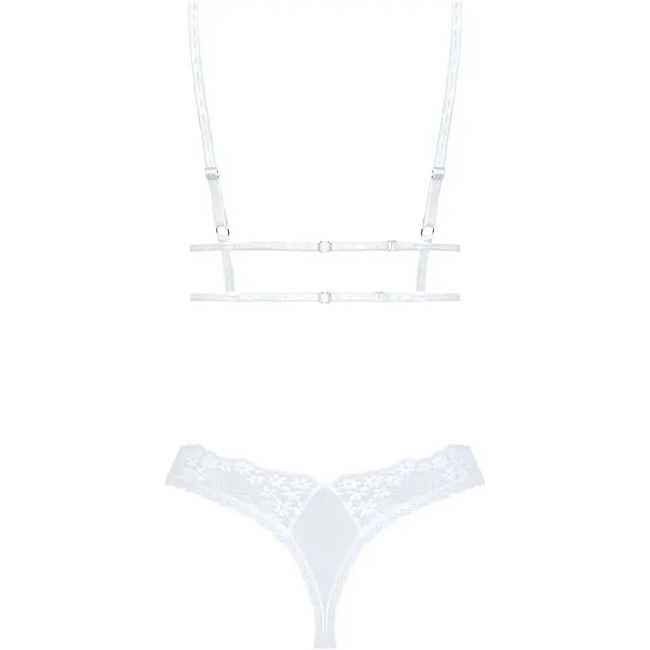 Еротичний комплект Obsessive Heavenlly 2-pcs set XS/S, бюстгальтер і танга - фото 4