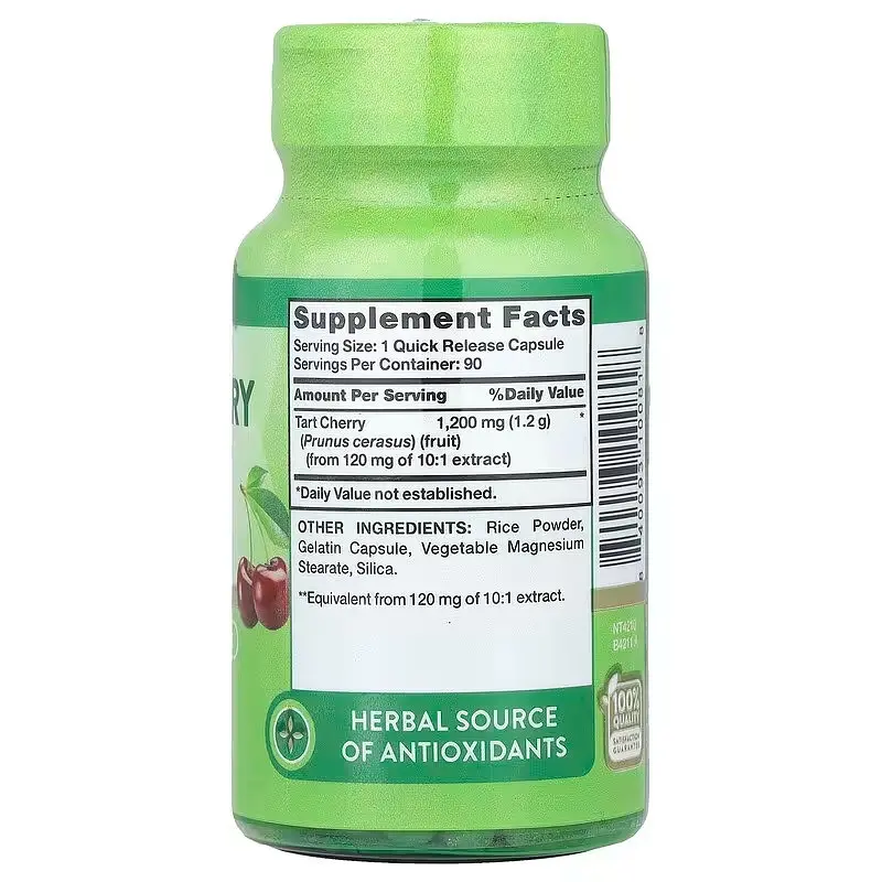 Екстракт вишні Nature's Truth Ultra Tart Cherry Extract 1200 мг 90 капсул - фото 2