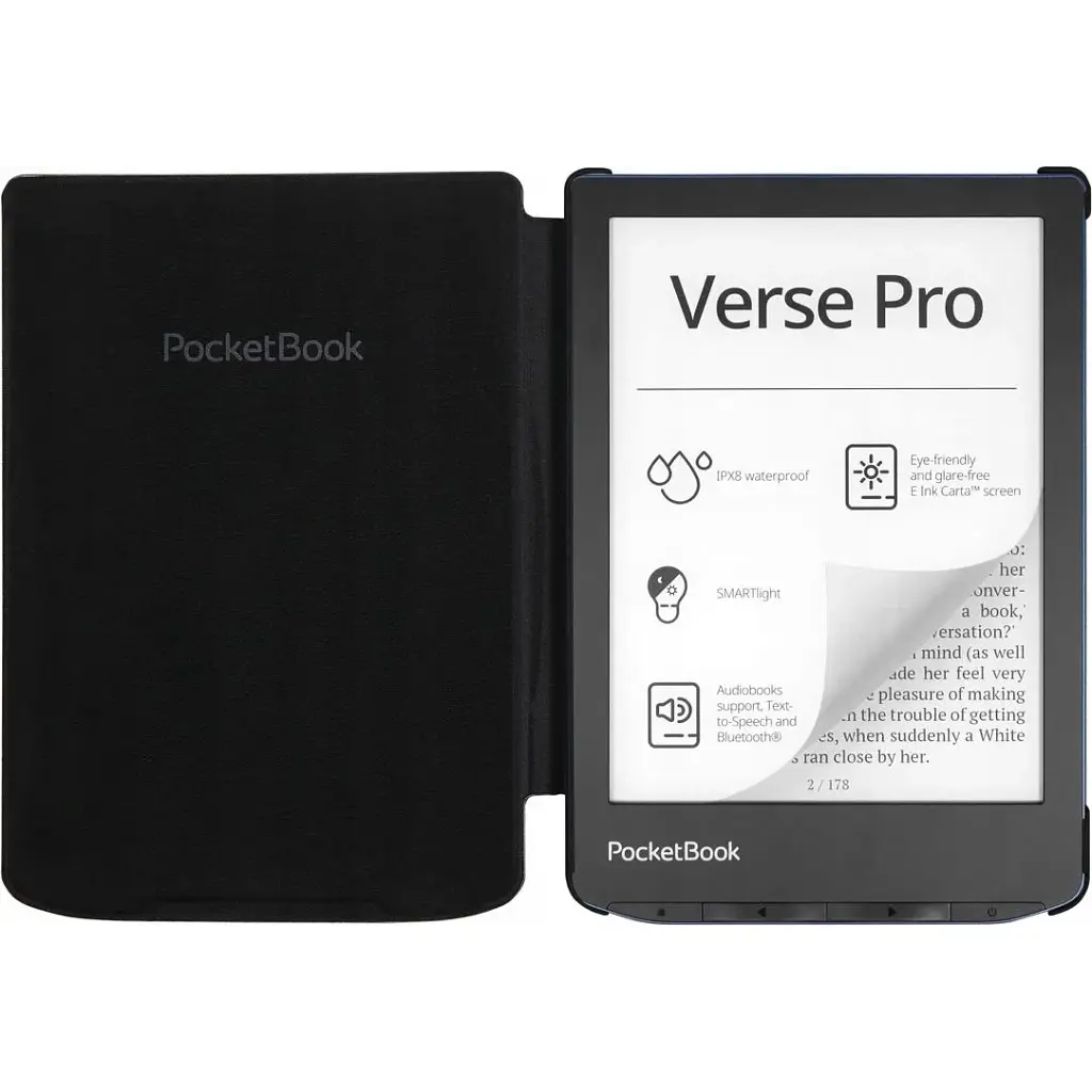 Чехол для электронной книги Pocketbook 6" Shell cover PB629/634 black (H-S-634-K-WW) - фото 3