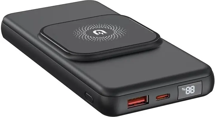 Аккумулятор портативный магнитный XO PR161 Magnetic Wireless 15W 10000 mAh - фото 2