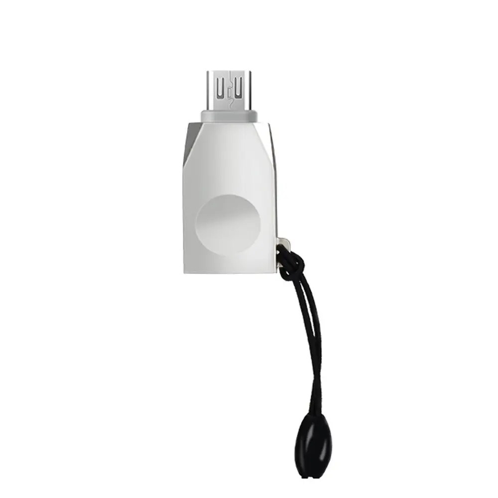 Адаптер переходник Hoco UA10 MicroUSB to USB 3.0 F серебристый - фото 3