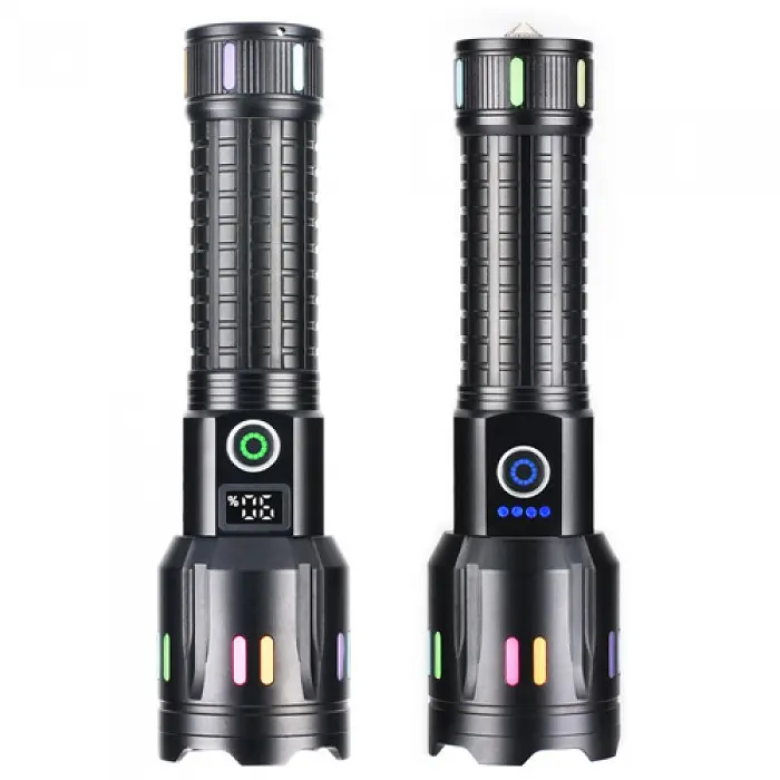 Ліхтар ручний Coba CB-G62-TG акумуляторний з режимом zoom 1x26650/3xAAA Type-C FLUORESCENCE - фото 3