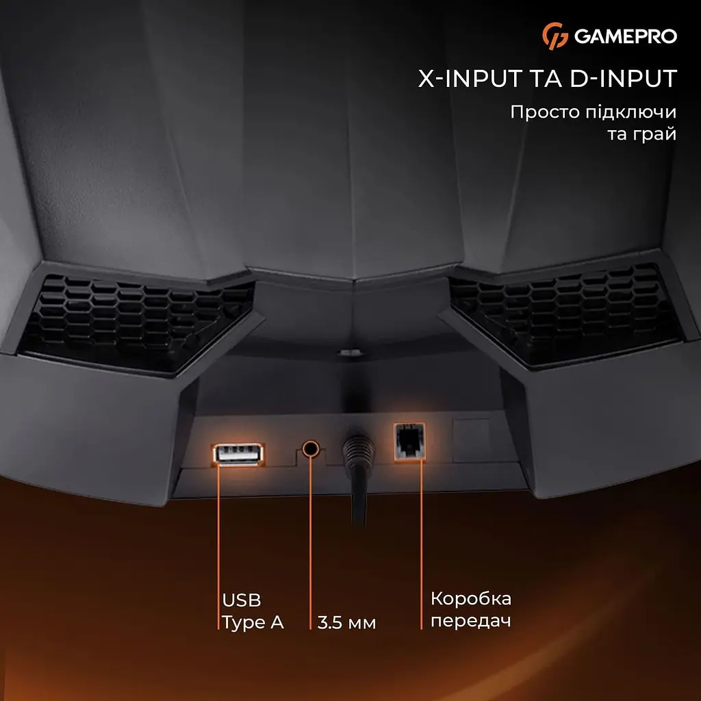 Руль и педали GamePro RW575PM с коробкой передач XBOX/PS4/PS3/PC/SWITCH - фото 7