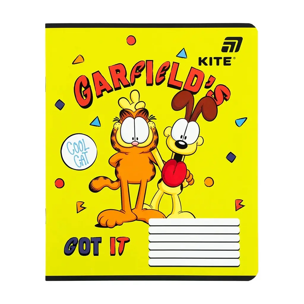 Зошит Kite Garfield, 12 аркушів, лінія (GF26-234), в асортименті - фото 8
