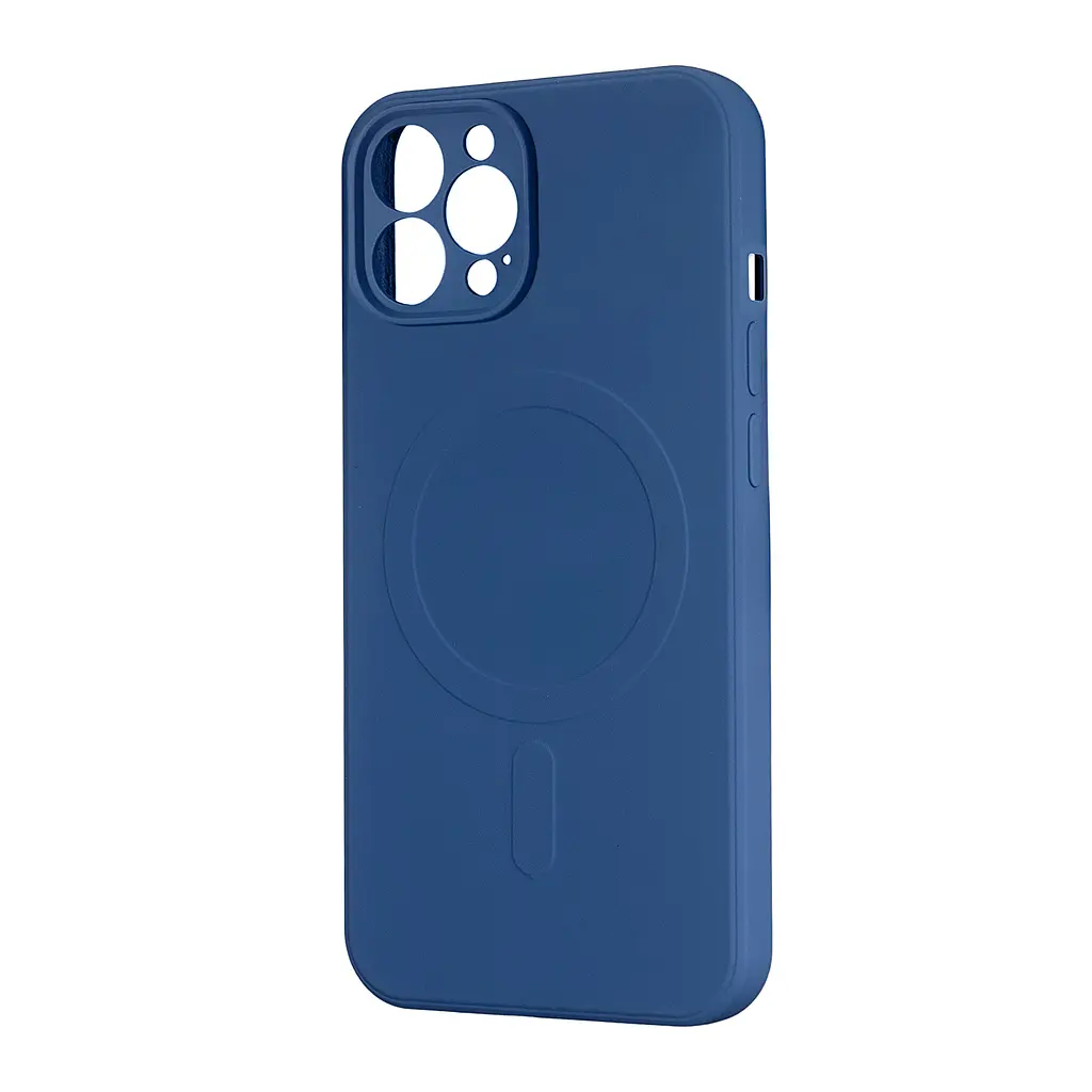 Чохол TPU Matte Case Protected Camera with MagSafe iPhone 14 Pro Max Blue