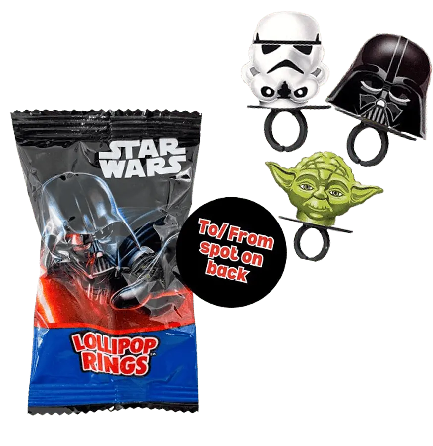Кільця-льодяники Star Wars Candy Lollipop Rings 18шт, 216г - фото 5