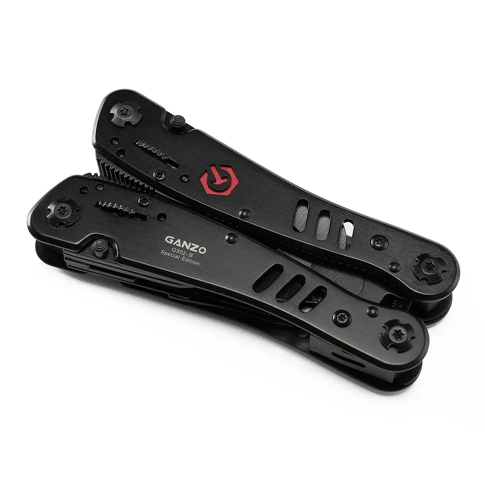 Мультитул Ganzo G302-B Black Edition 26 функций - фото 3