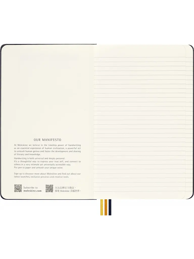 Записник Moleskine x K-Way середній, Лінійка Синій Нейлон (SKQP060KWBLUEK89) - фото 3