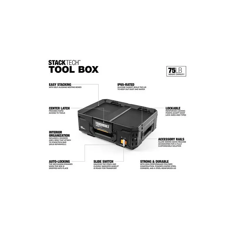 Ящик для інструментів TOUGHBUILT TB-B1-B-30 StackTech - фото 2