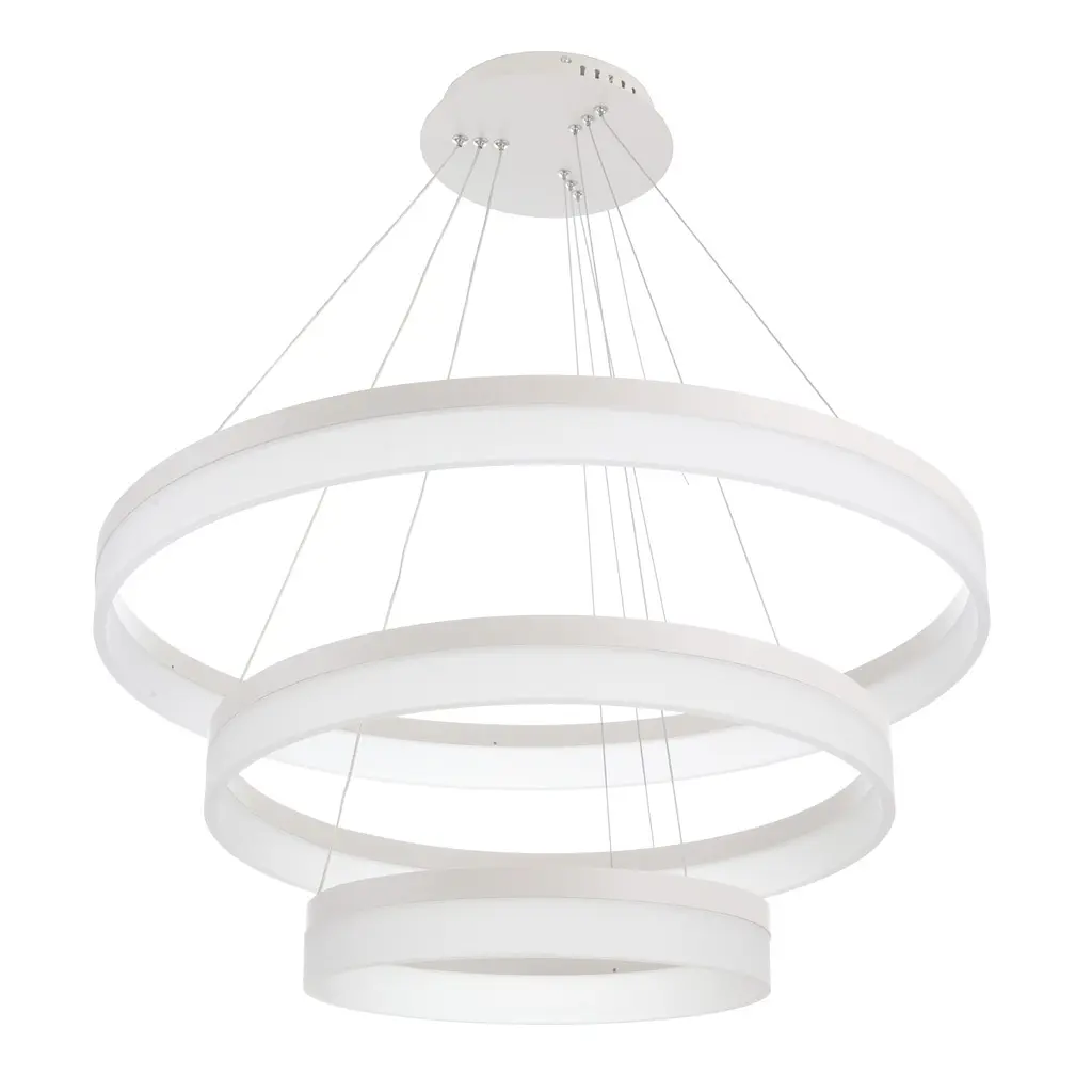 Світильник стельовий Brille підвісний світлодіодний BR-923S/3 LED 100W WH - фото 3