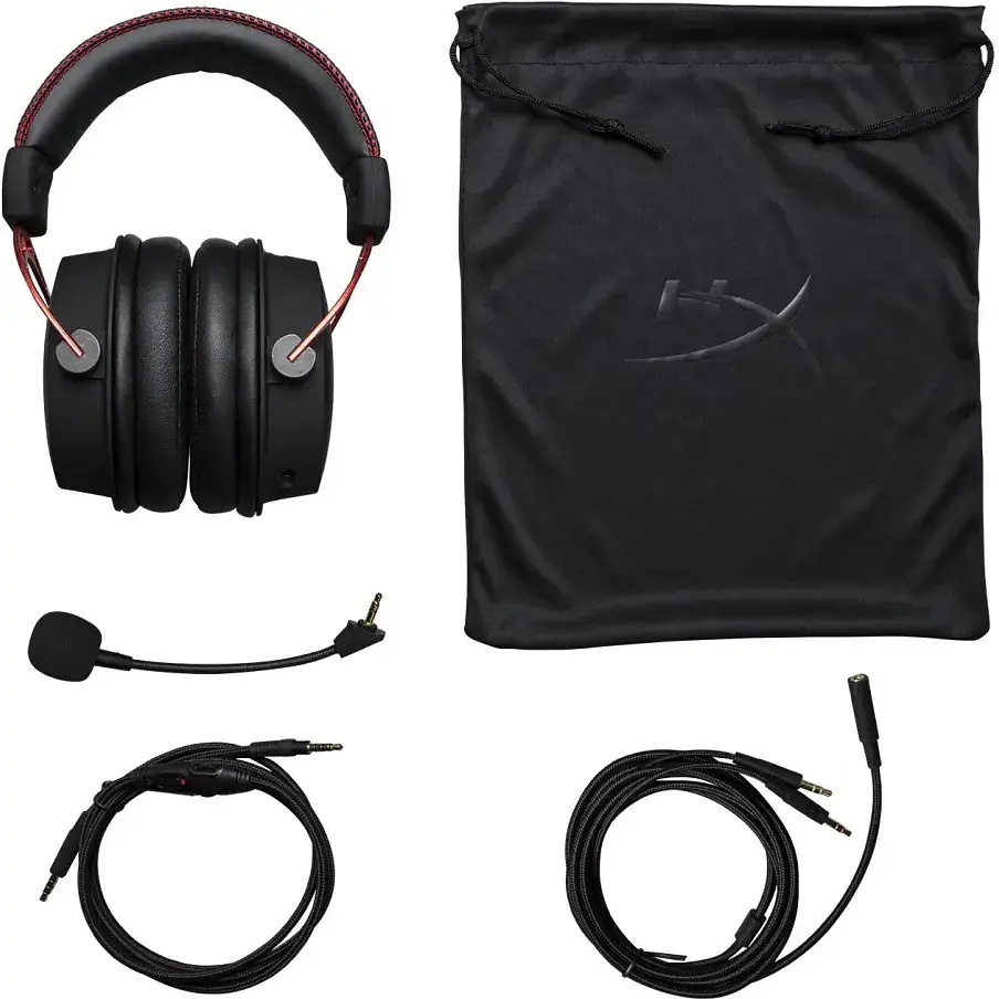 Гарнітура ігрова HyperX Cloud Alpha mini-jack/dual 3.5 мм 1.3м/2 м чорно-червона - фото 5