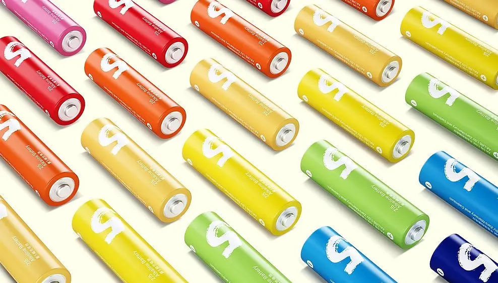 Батарейки ZMI Rainbow AA batteries 10 pcs AA501 - набір 10 штук - фото 3