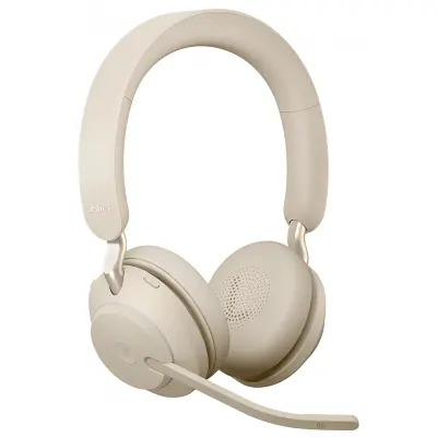 Навушники Jabra Evolve2 65 USB-A MS Stereo Beige (26599-999-998) - фото 3